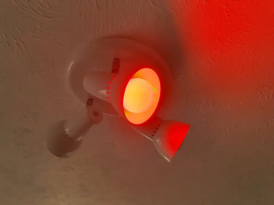 red smart light